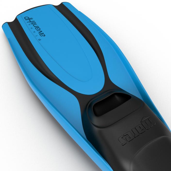 3D Swim Fins 2 Blue 2 model